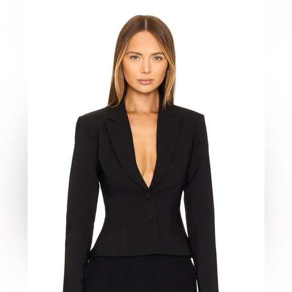 Majorelle Peplum Blazer Top Sz S - Picture 4 of 7